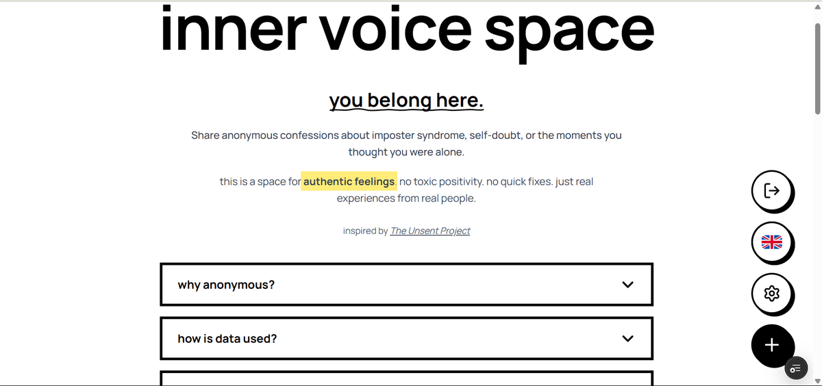 Inner Voice Space