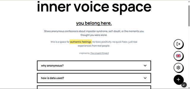 Inner Voice Space