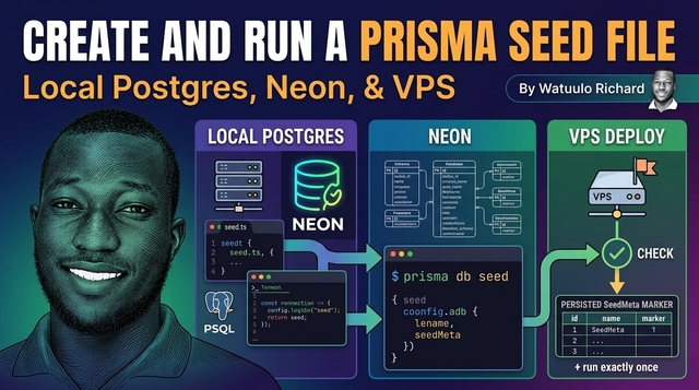 Create and Run a Prisma Seed File — Local Postgres, Neon, and VPS