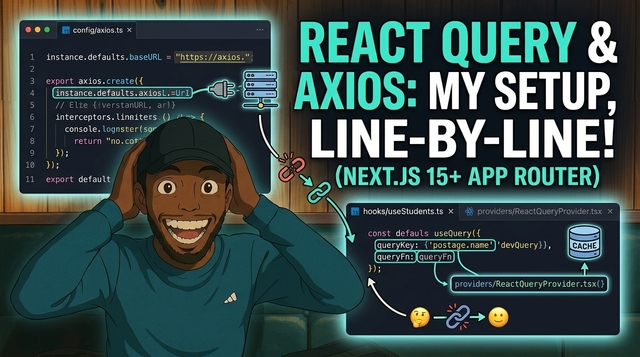 Setting Up React Query and Axios the Way I Use Them, Line by Line