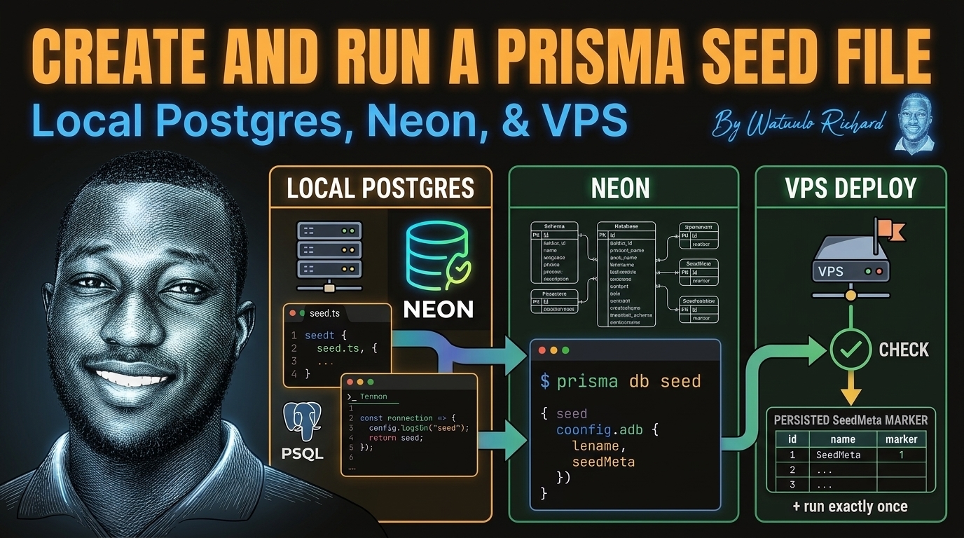 Create and Run a Prisma Seed File — Local Postgres, Neon, and VPS